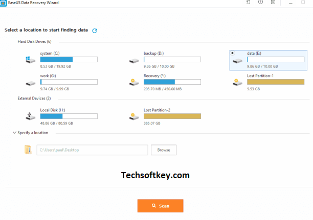 EaseUS Data Recovery Wizard Key